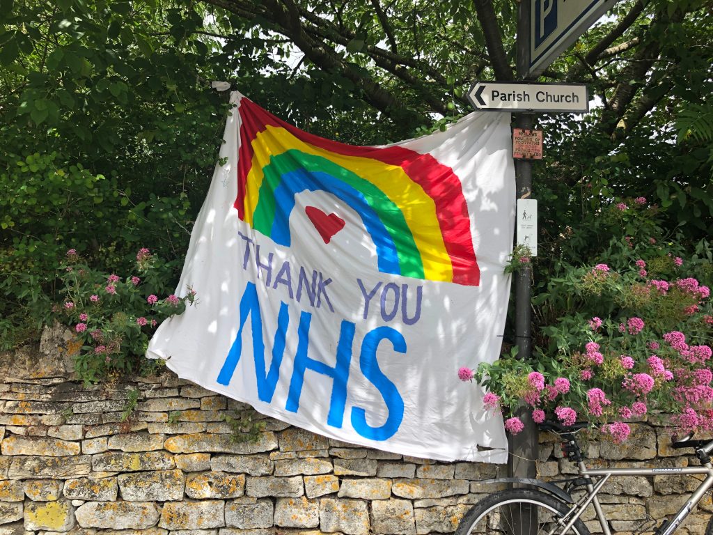 Thank you NHS banner